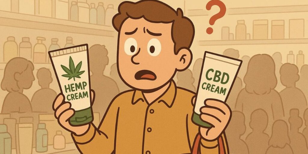 Is hemp cream the same as CBD?